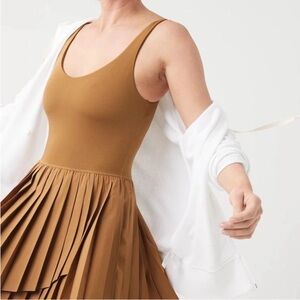 Aerie Offline Tan Gold Pleated Tennis Dress Size XS